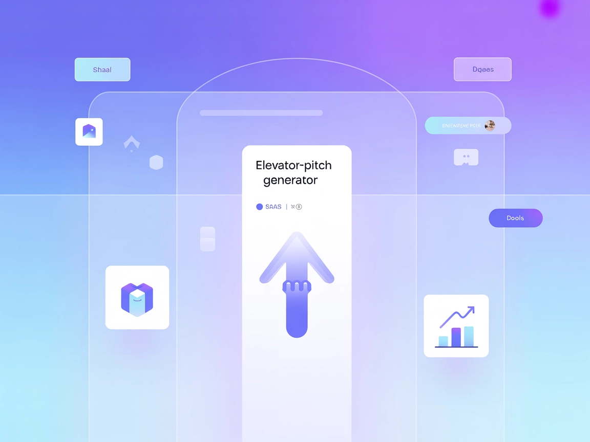 AI Elevator Pitch Generator