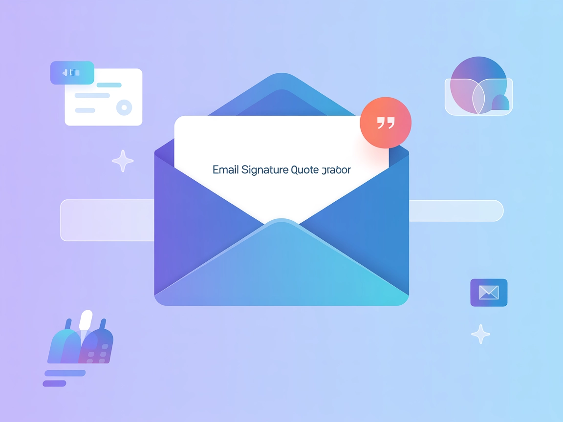 Générateur de citations pour signature d'e-mail IA