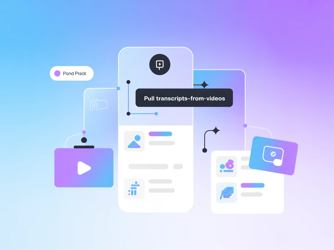Pull Transcripts from Videos
