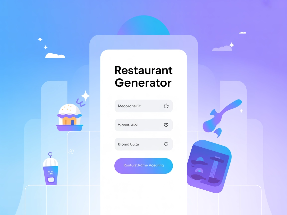 Generator de Nume pentru Restaurante cu AI
