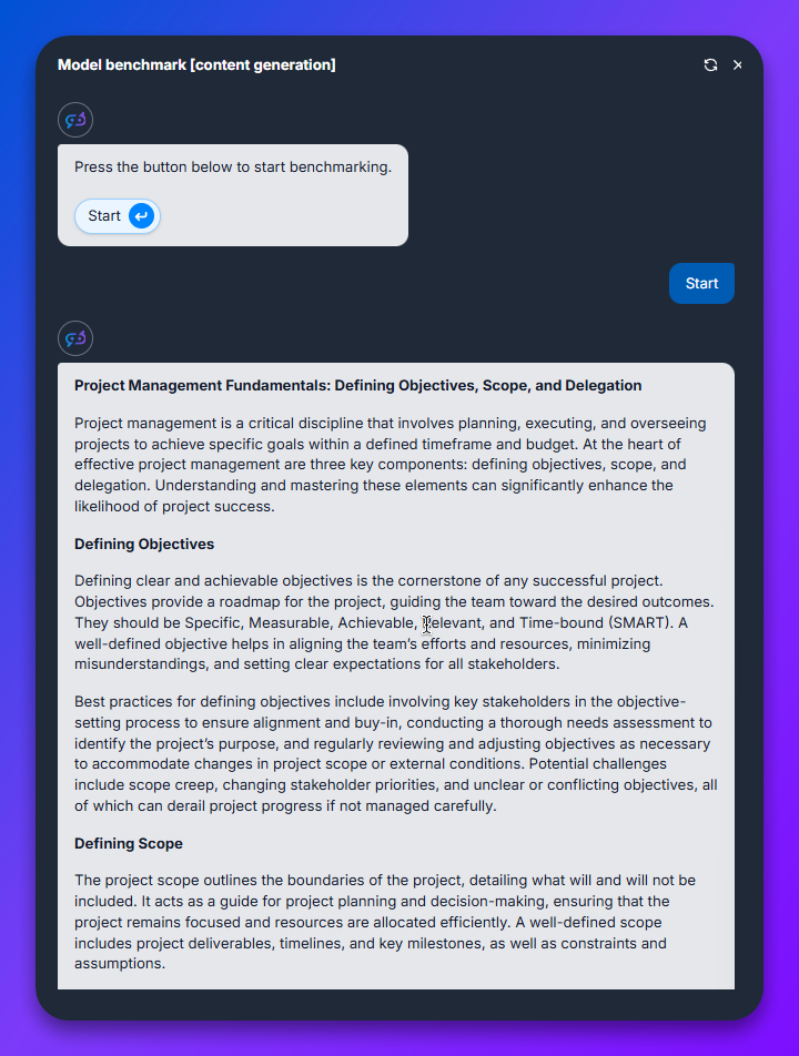 Agent Content Generation
