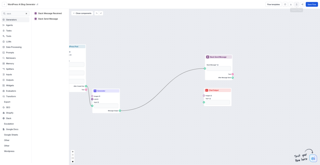 WordPress notifications to Slack