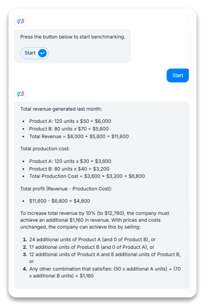 Mathematical Calculation Example