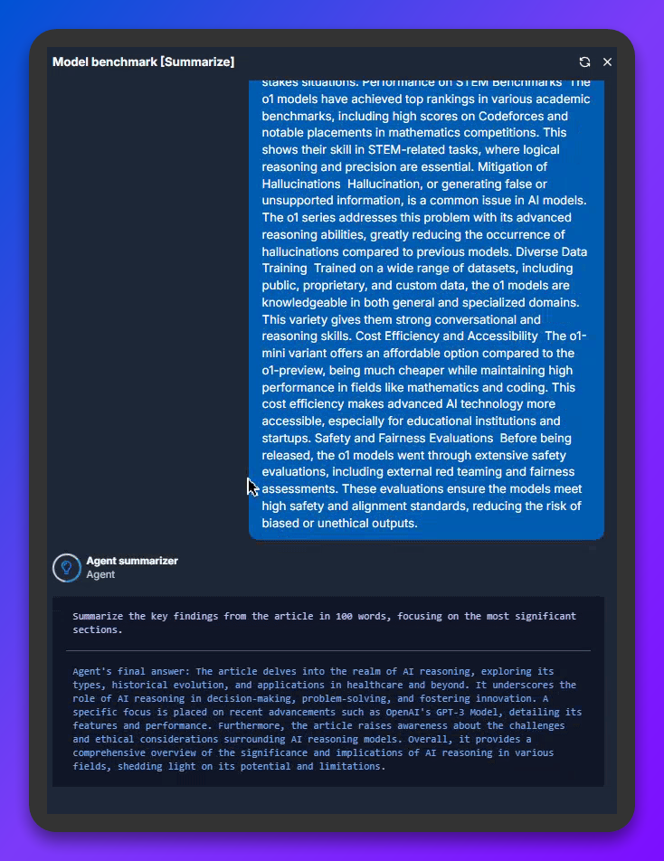 Summarization Task