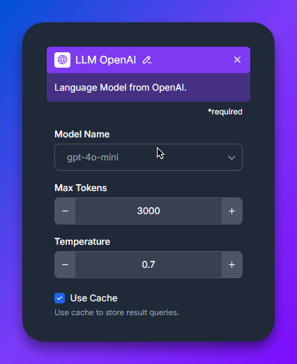 LLM OpenAI Component for Slackbot