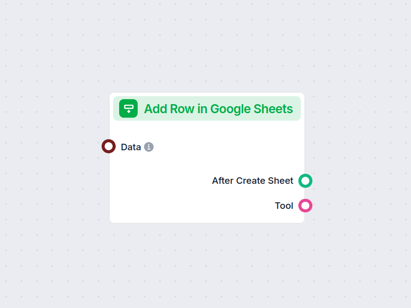 Add Row to Google Sheets