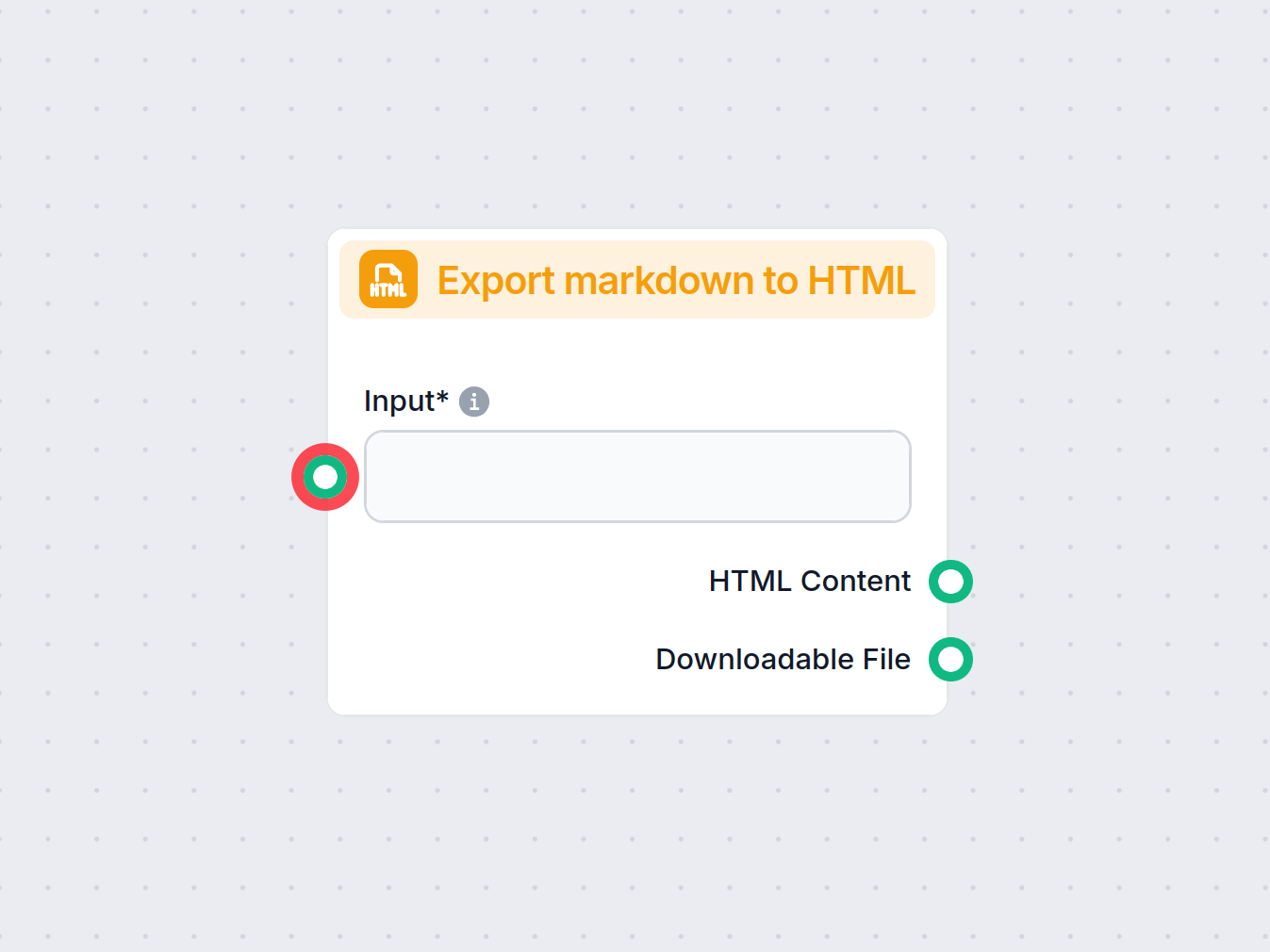 Export to HTML