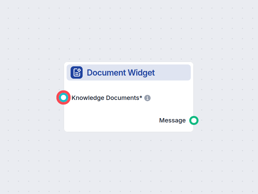 Knowledge Source Widget
