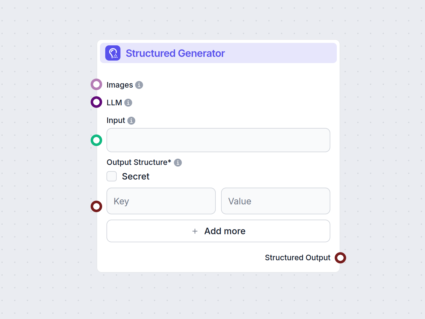 Structured Output Generator