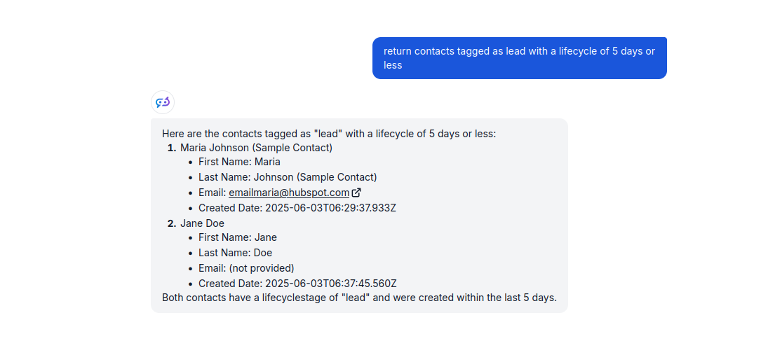 Search result lead and stale