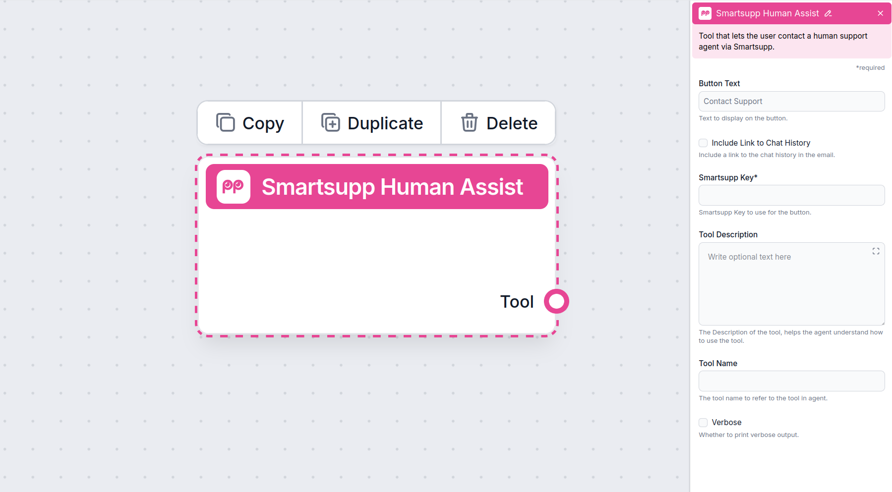 Smartupp Human Assist Tool