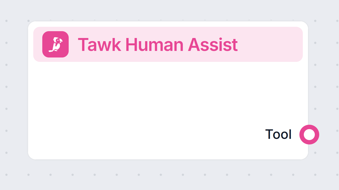 Tawk Human Assist Tool