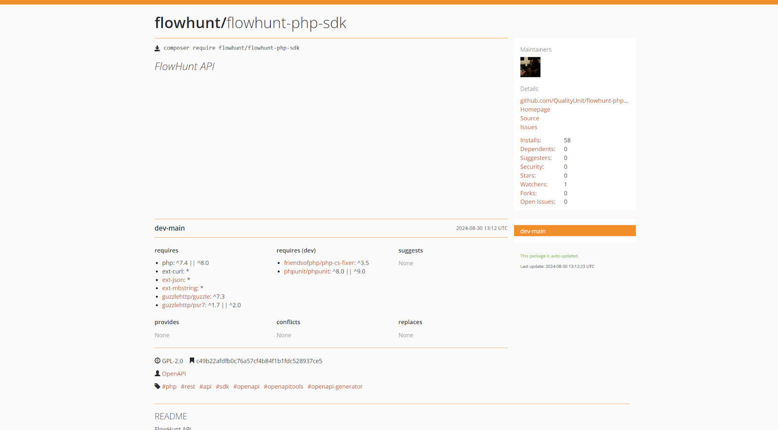 FlowHunt PHP SDK