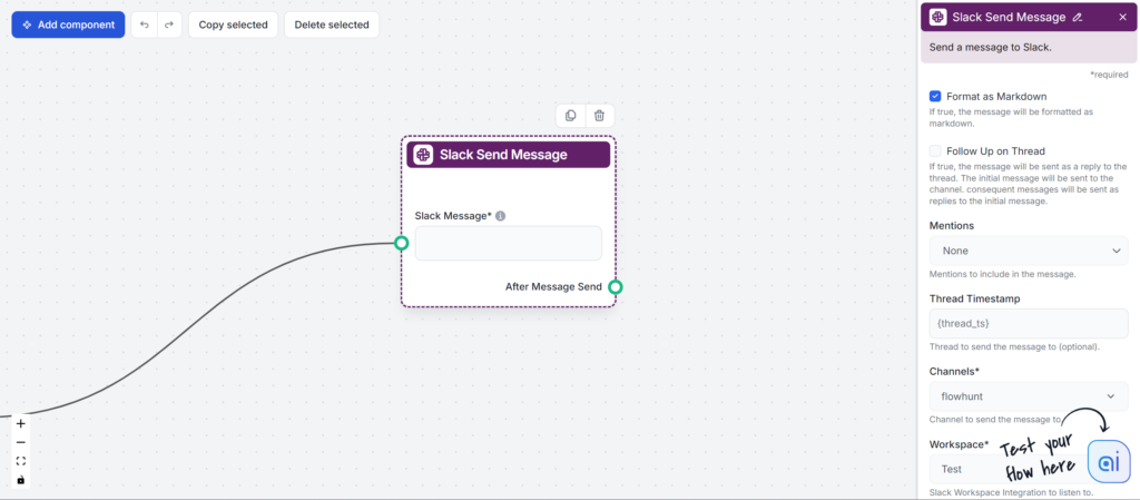 Slack Send Message
