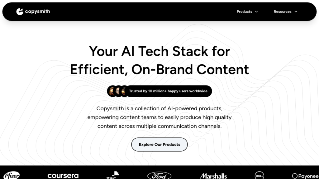 Copysmith AI-powered content creation software