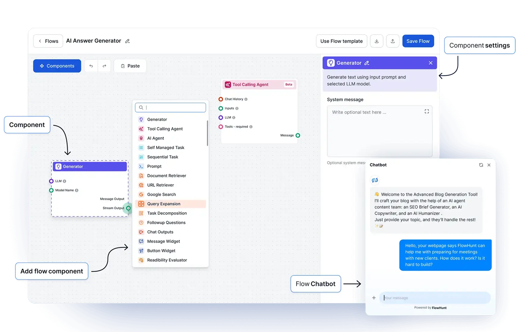 FlowHunt AI Workflow Automation