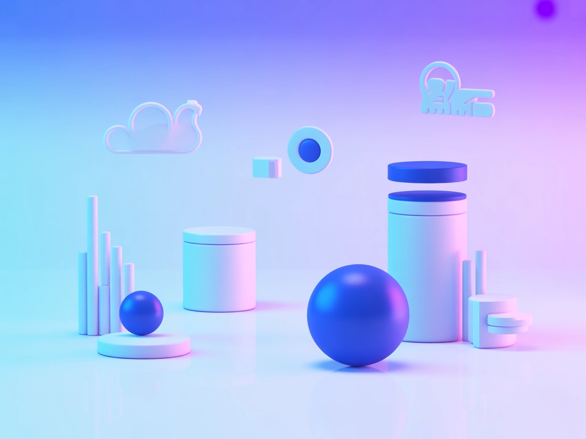 Minimalistická ilustrace integrace AI workflow