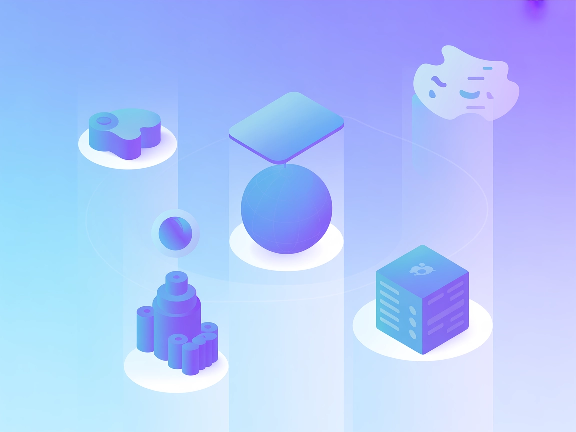 Minimalist tarzda web verisi arayan ve toplayan yapay zeka ajanı illüstrasyonu