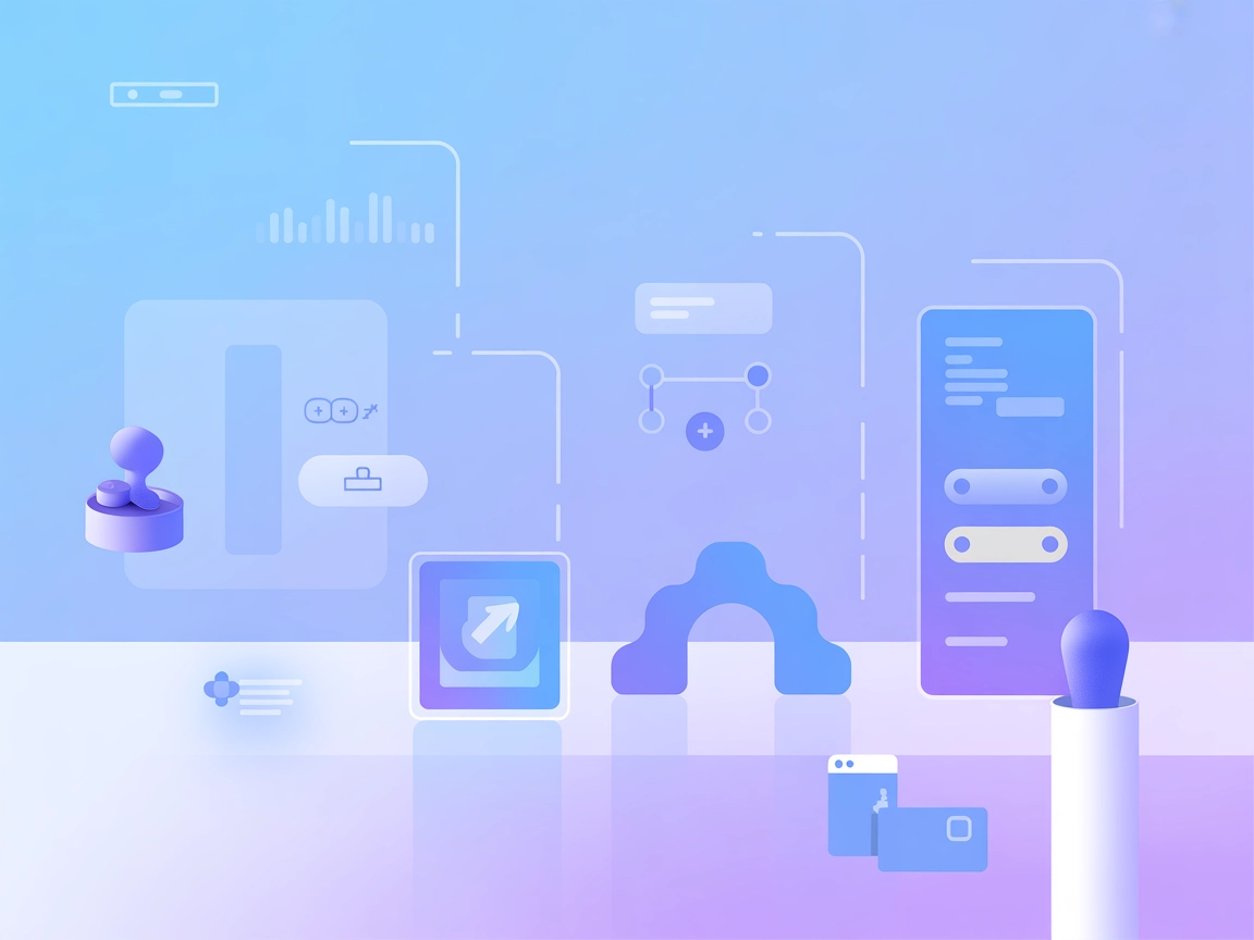 Spring Initializr MCP とのAIアシスタント統合を示すミニマリストベクター