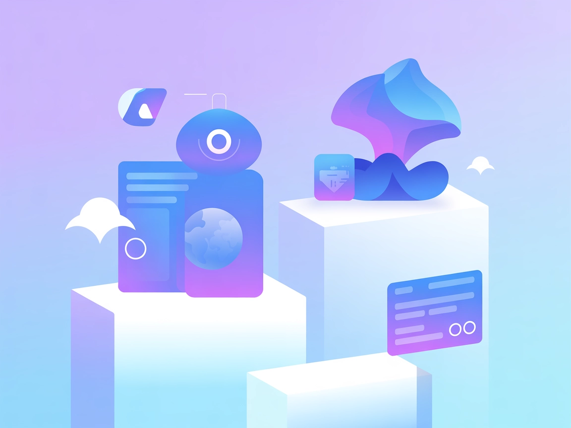 Apollo MCPサーバー統合を表すミニマリストなベクターイラスト