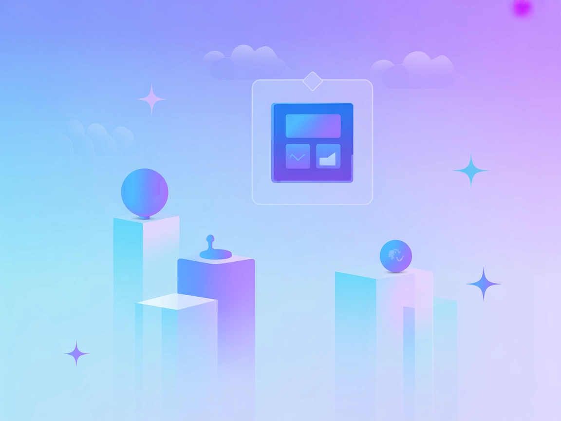 Minimalistische vector die AI-assistentintegratie met financiële servers toont