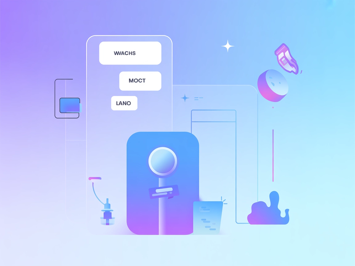 Minimalistická vektorová ilustrace znázorňující AI integraci Lightdash MCP Serveru