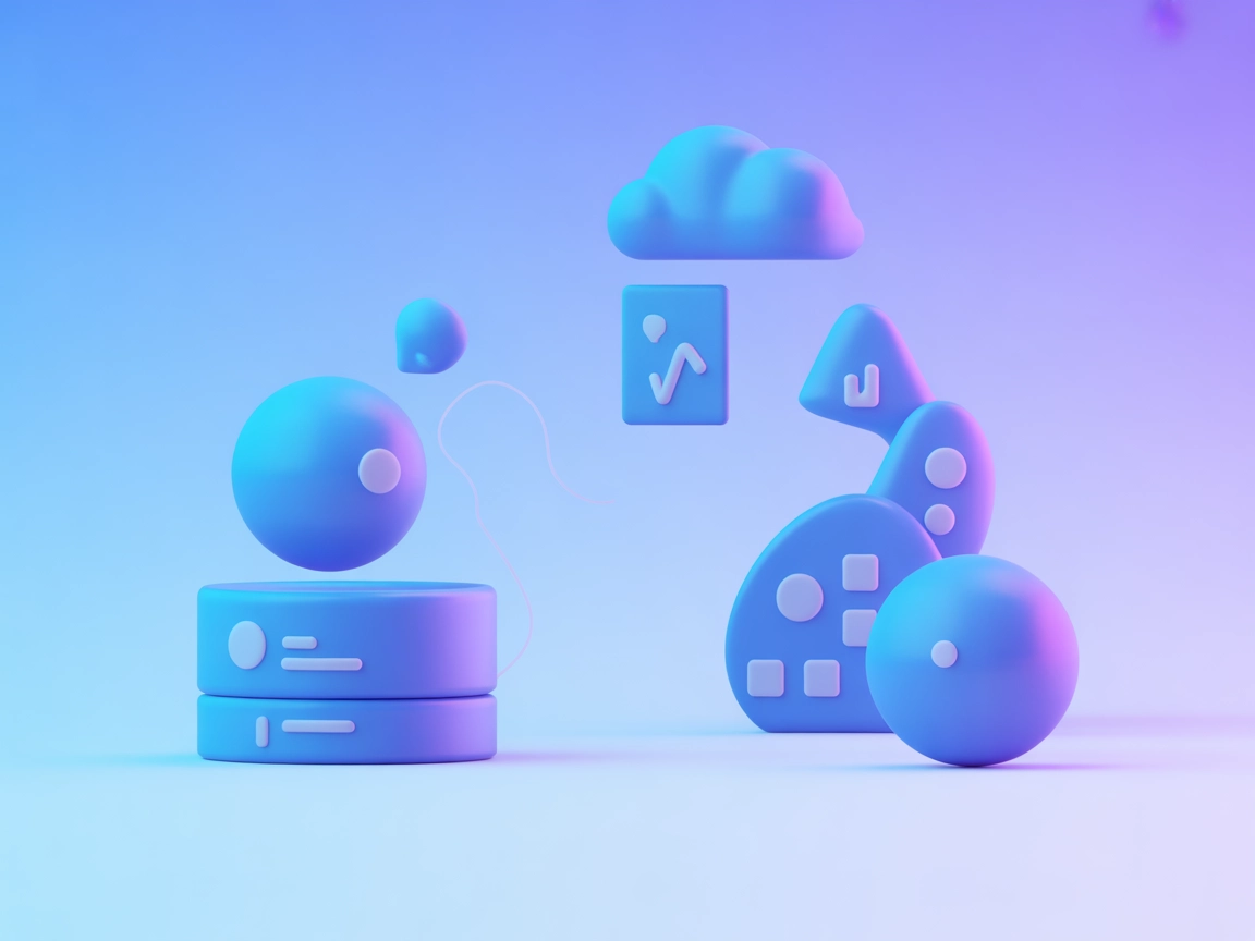 Minimalistický vektor SaaS integrací a automatizace workflow