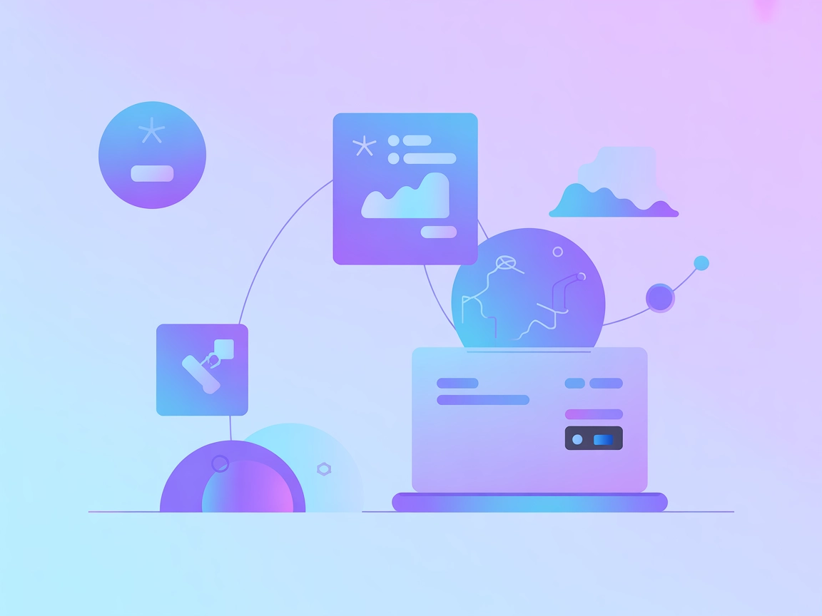 Illustrazione vettoriale minimalista che rappresenta API di generazione automatizzata di immagini e video