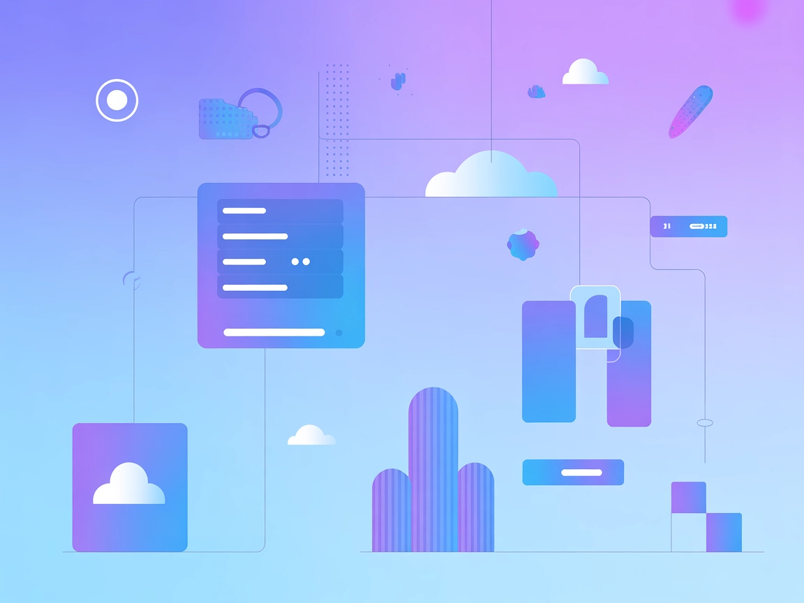 Illustrazione vettoriale minimalista di agente AI PromptPilot SaaS