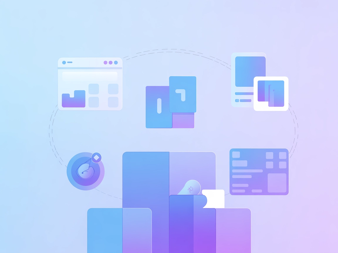 Ambiente SaaS minimalista con simboli di gestione progetti di TickTick