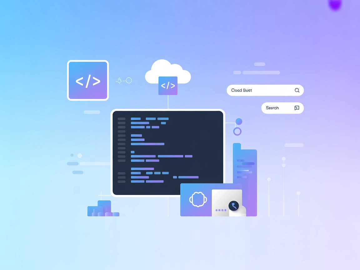 Minimalistisk gradientbild som visualiserar server, kod och preferenser