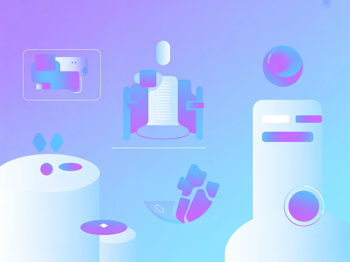 Vector icons representing blockchain connectivity and live market data