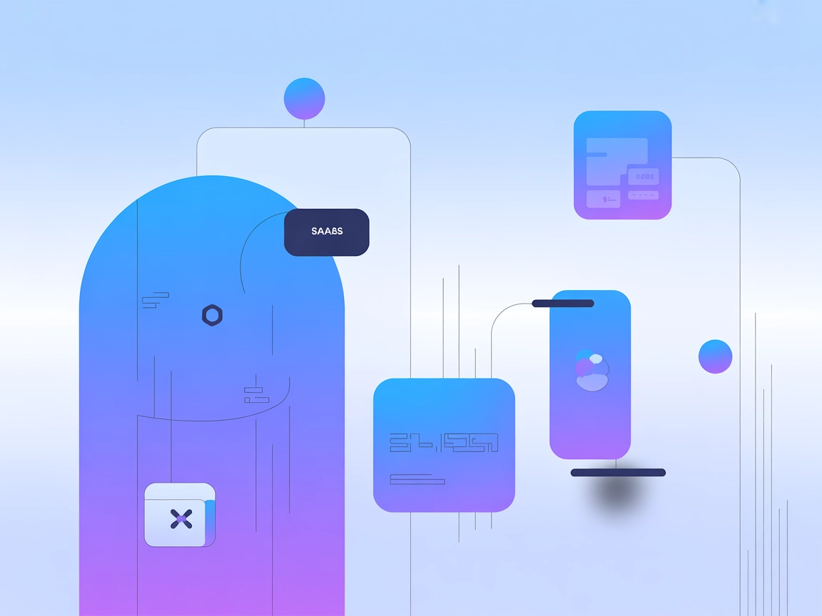 Vecteur minimaliste de l'intégration SaaS Monday.com