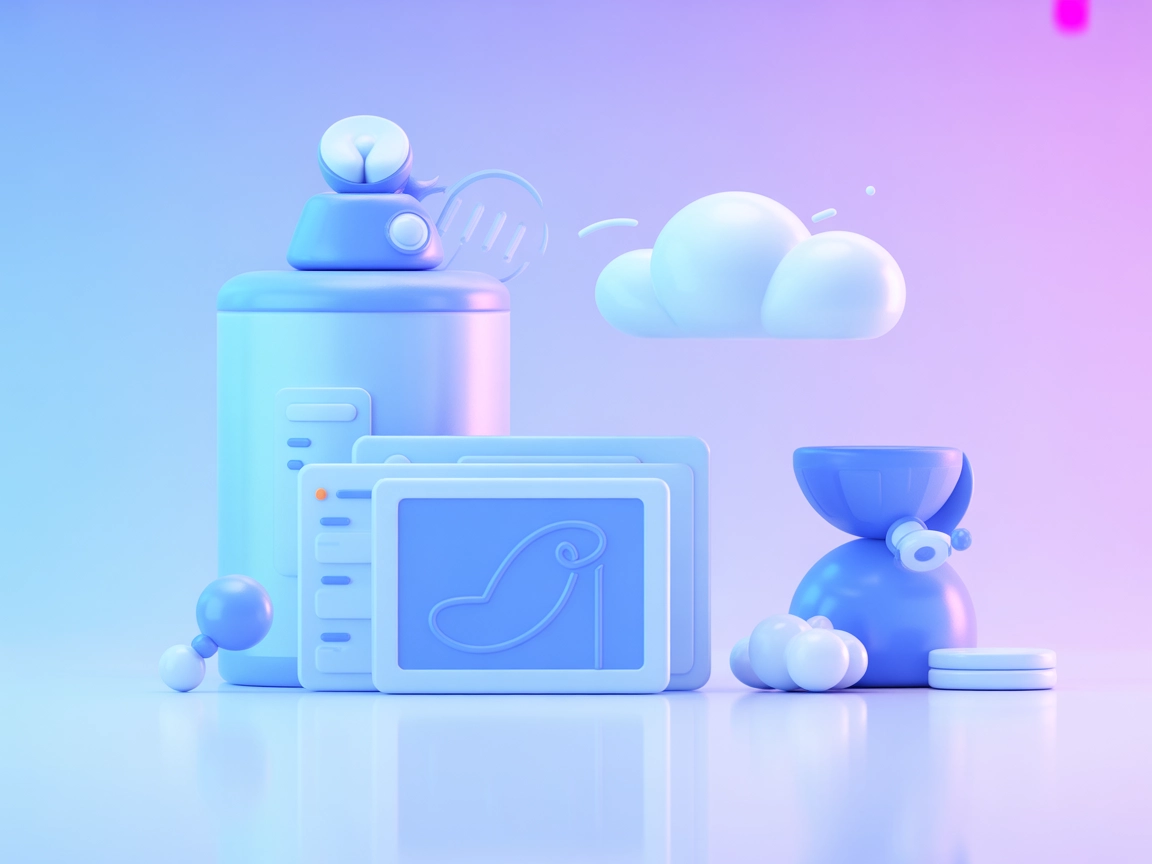 Minimalistisk vektor: AI-agent gennemser API-specifikationsobjekter