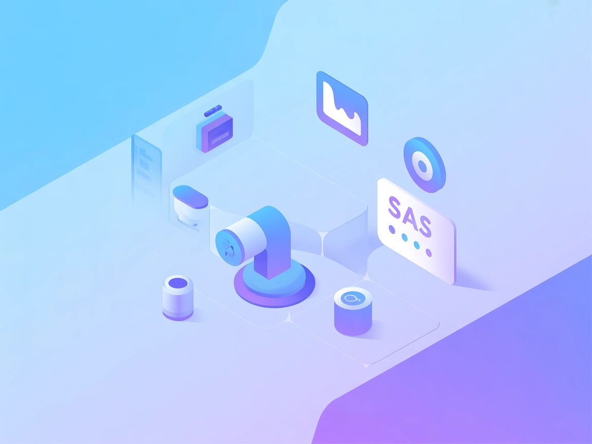 Minimalistisk vektor-SaaS-illustration som visar integration mellan Pulumi MCP-server