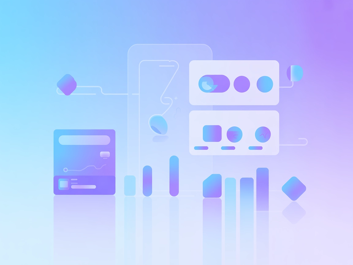 Network monitoring dashboard minimalist illustration