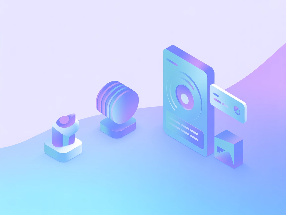 ミニマルなSaaS AWS S3連携のベクターイラスト
