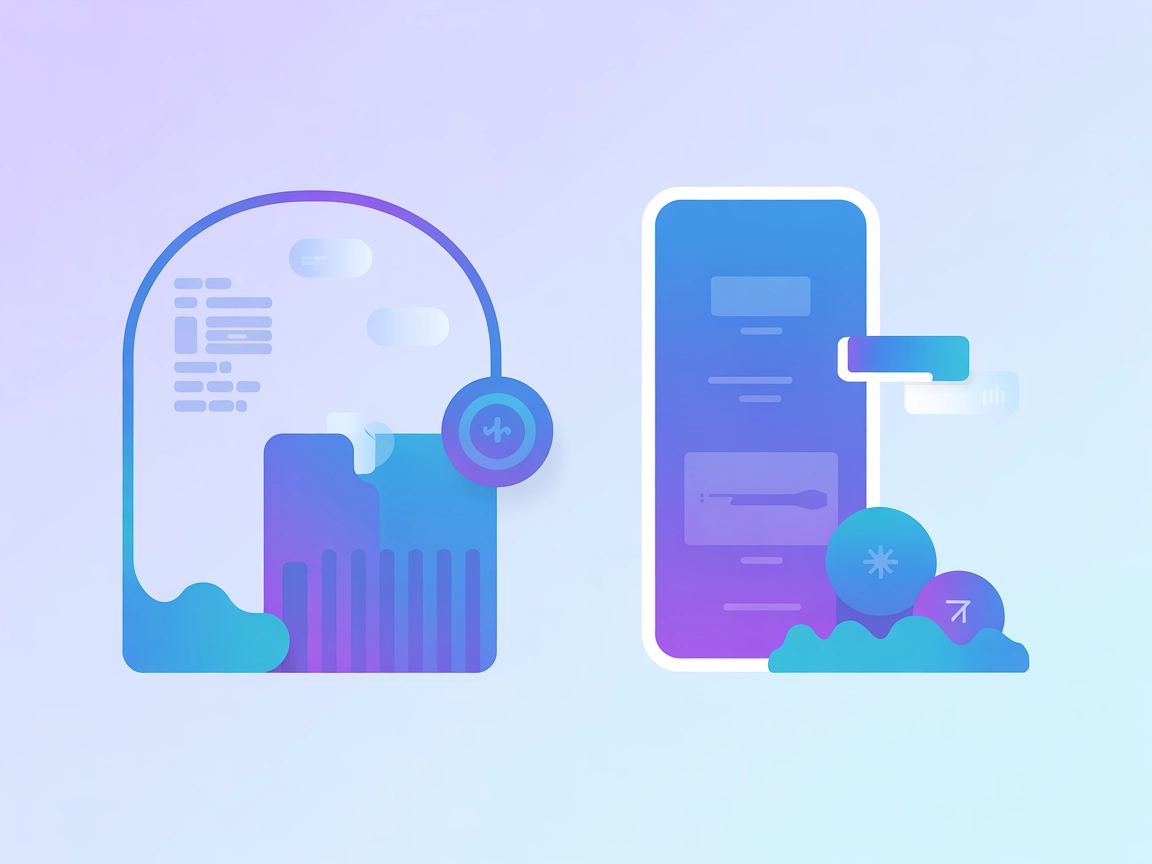 Minimalistisk illustration som visar automatiserad video- och bildgenerering