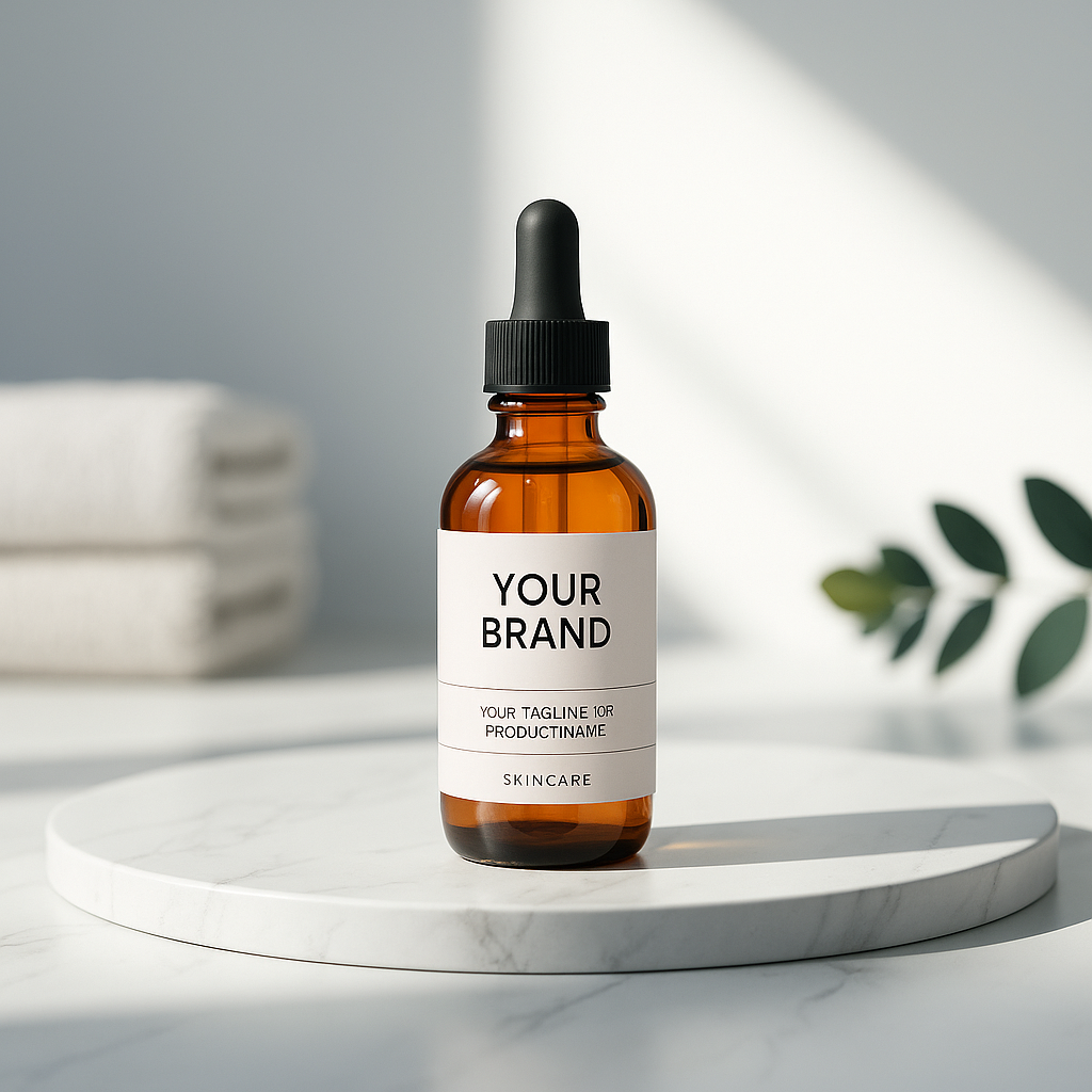 Minimalistisches Beauty-Produkt-Fotoshooting