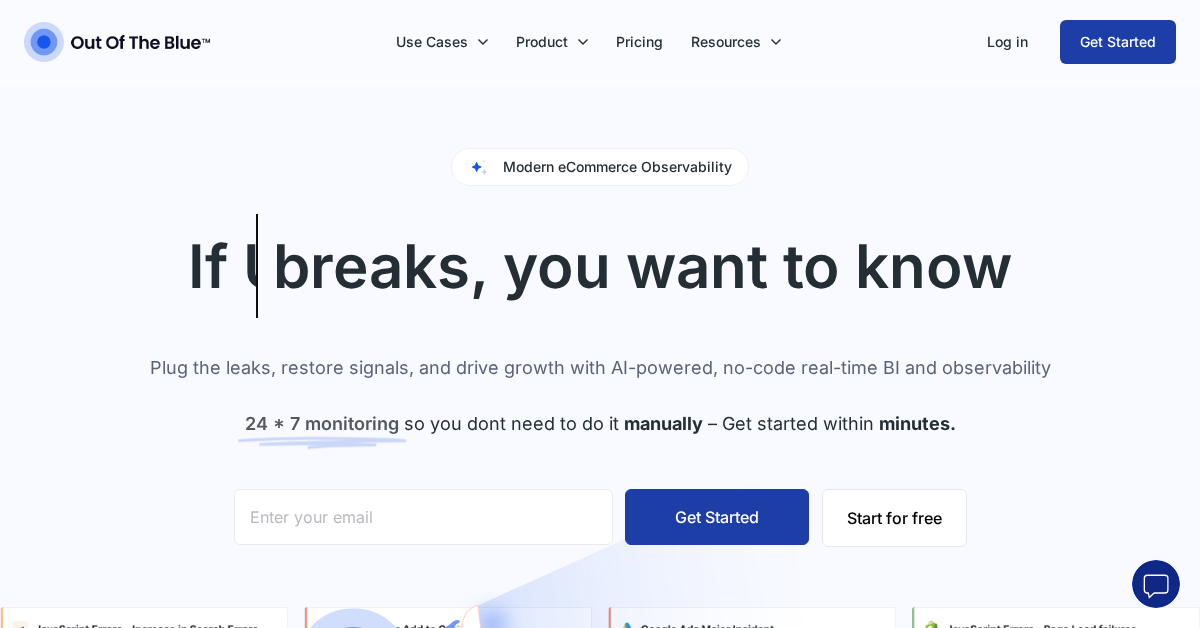Out of the Blue AI: eCommerce Revenue Optimizer