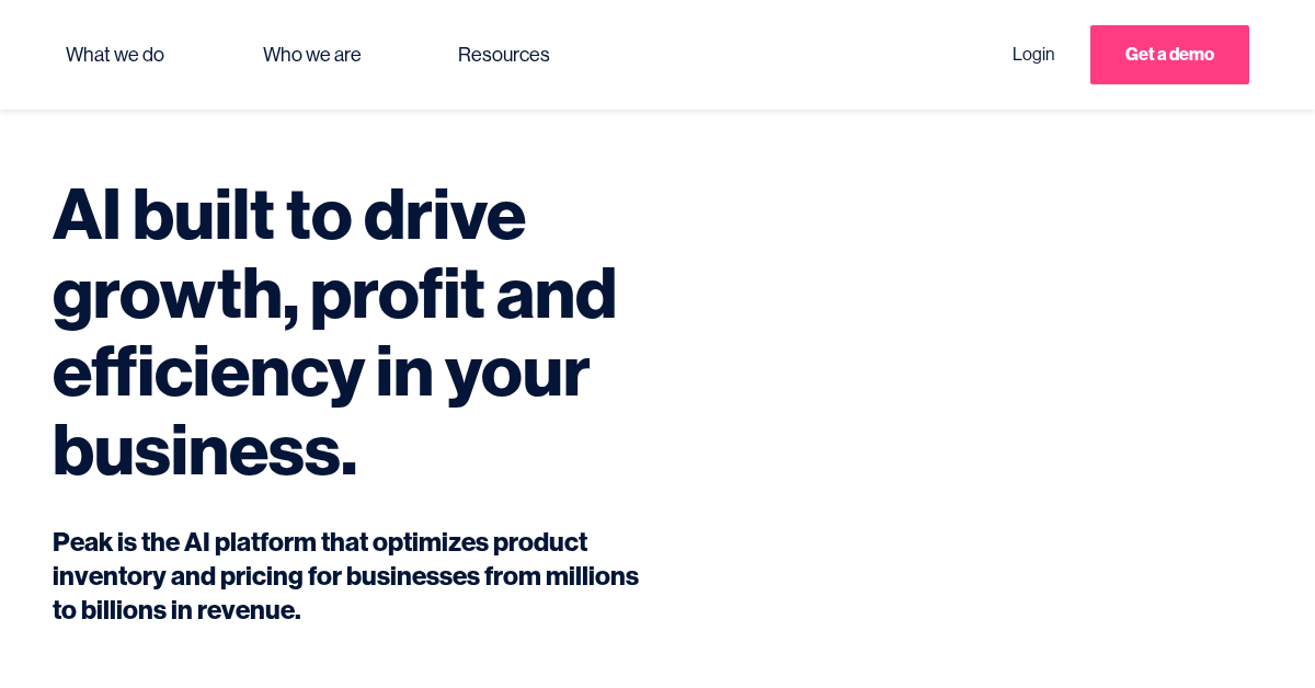 Peak.ai Review: AI-Powered Decision Intelligence Platform